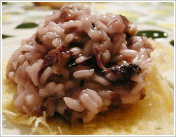 Risotto con radicchio di Treviso