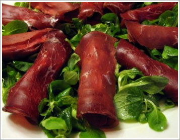 ROLLS BRESAOLA, PHILADELPHIA AND ROCKET