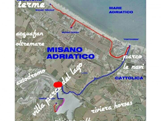 villa parco del lago misano