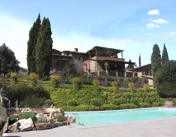Land Ferienhaus Il Piaggione Di Serravalle - Castellina In Chianti